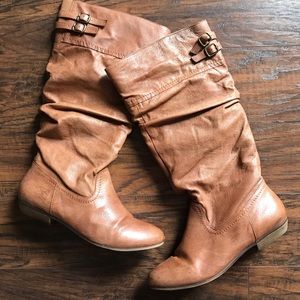 NINE WEST | Cognac Boots